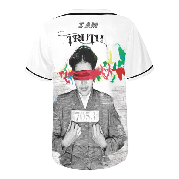 Truth Unlimited 'Rosa Parks" All Over Print Baseball Jersey for Men