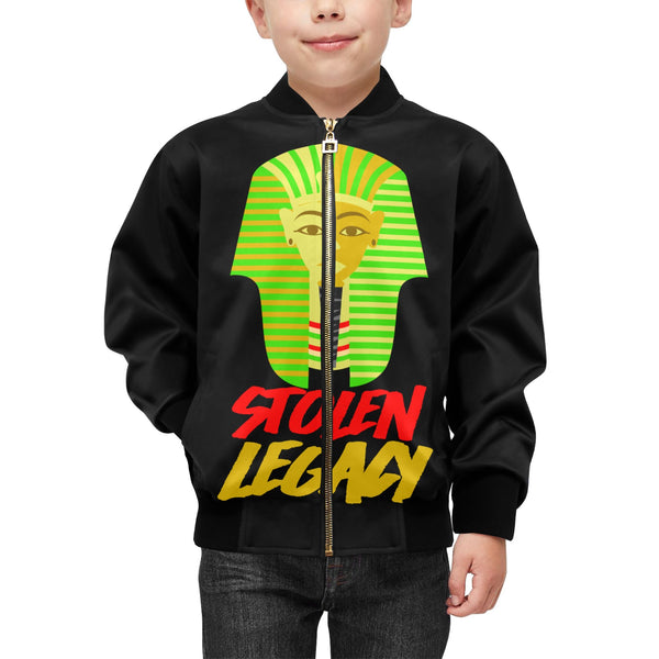 Truth Unlimited "Stolen Legacy" Kids' Bomber Jacket with Pockets